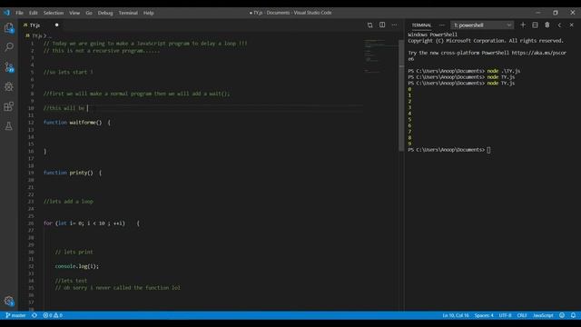 How to Delay a loop in javascript synchronously смотреть онлайн