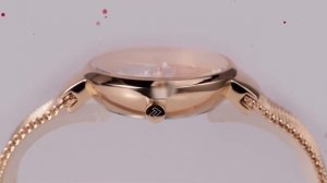 Naviforce роскошные повседневные женские часы водонепроницаемые розовое золото сталь сетка кварцевые