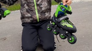 Распаковка и обзор роликовых коньков RUSH ACTION 2 часть