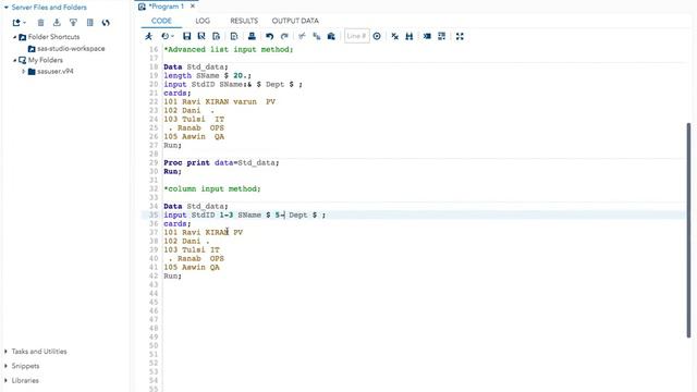 SAS Programming Day 3 | Creating datasets in SAS University edition смотреть онлайн