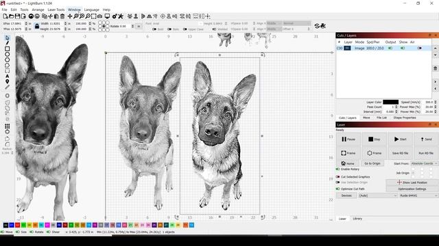 How To Engrave Photos Using Lightburn & Thunder Laser