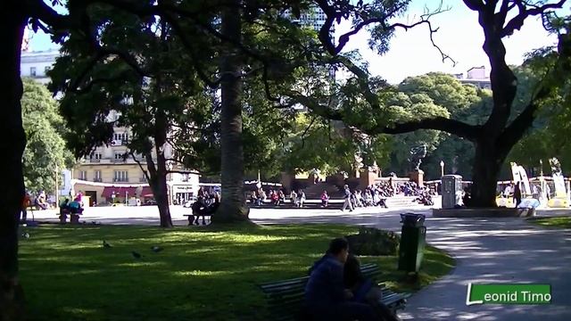 Подготовка к чемпионату мира по футболу в Буэнос-Айресе. Парк San Martin. смотреть онлайн