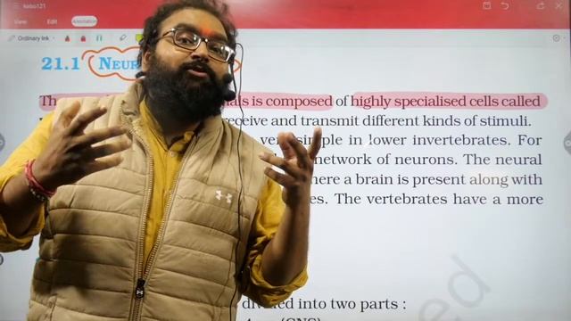 Neural Control & Coordination #LEC-1 ByHariomTiwari For NEET/Foundation Students