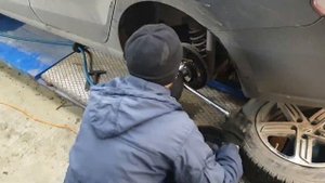 быстрая замена задней ступицы поло.