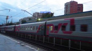 ЭР2-к-1230 и ЧС2 с поездом №602 Бийск - Новосибирск