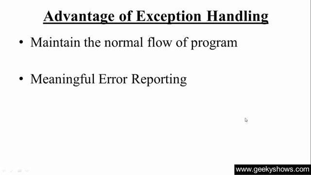 177. Advantage of Exception Handling in Java Programming (Hindi) смотреть онлайн