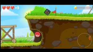 Прохождение игры red ball 4 (красный кружок). Уровни 1-5