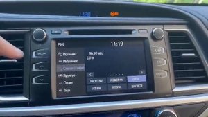 Оригинальный , Заводской CarPlay и Android Auto в Toyota Highlander  2014-2020 г.в.