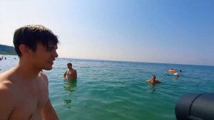 Автокемпинг - На первом. Бухта Инал. Недорого. Море. Пляж.