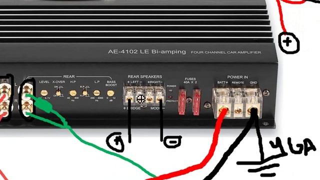 Как подключить автомобильный усилитель смотреть онлайн