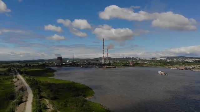 г. Амурск - облет окраин. Раз рыба не клюет, готовим коптера в полет. смотреть онлайн