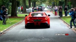 Ferrari F12 Berlinetta LOUD V12 Sounds! Start up, Revs & Accelerations! (1080p HD)