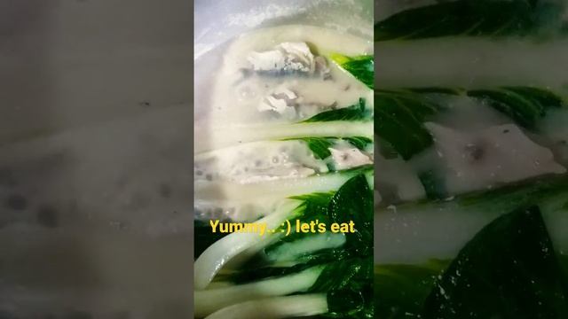 Blue Mackerel Scad (galunggong) in coconut milk | Yummy| #shorts