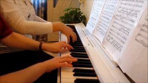 "Le Piano Sur La Vague" - Paul Mauriat - piano 4 hands and minus 1 phonogram