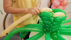 Элементы плетения шаров ШДМ. Делаем девушку из воздушных шаров.