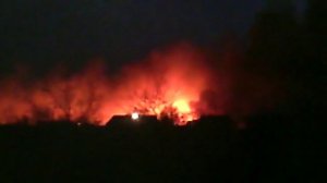 Пожар в р.п. Линево Жирновский район Волгоградской области