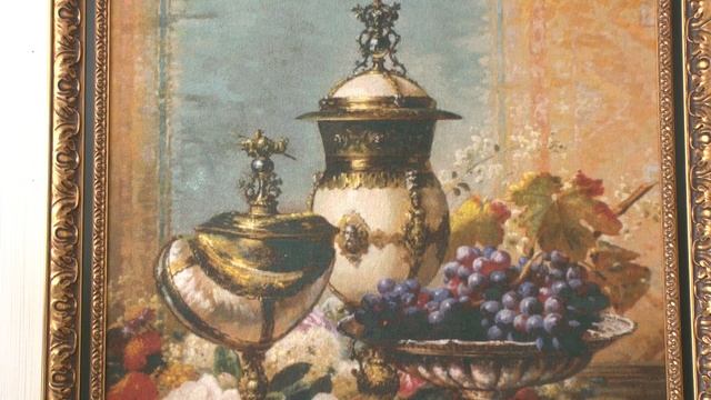 1289 Натюрморт с перламутровыми вазами от Golden Kite| Вышивка моей мамы смотреть онлайн