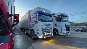 DAF EURO 6 Венец моховика , и установка 2 подъемных осей  (ЧАСТЬ 2 )