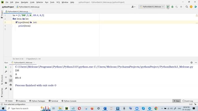 Day 10- Batch 3 - Python  For loop, while, break, continue (Continuation)