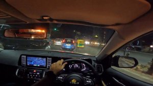 POV Drive | 2024 KIA SONET HTX TURBO DCT | DriveDynamics | Bangalore Night Drive