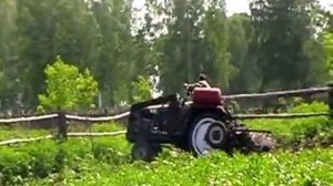 первая прополка огорода в деревне 19.06.2013г.