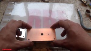 Корпус для усилителя из алюминиевого профиля