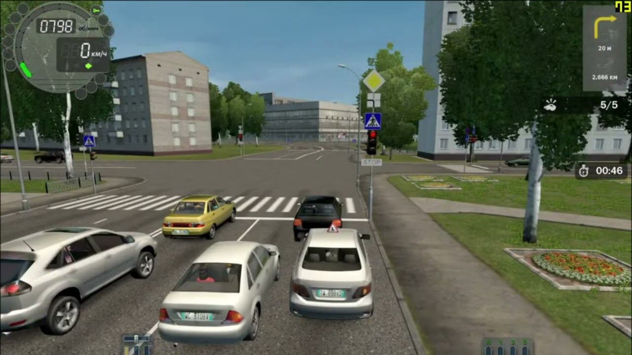 Как стать лучшим учеником в City Car Driving