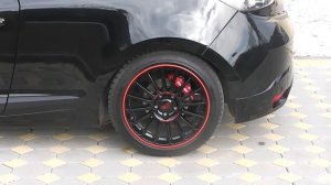 Renault megane 3 coupe gt line, tuning black