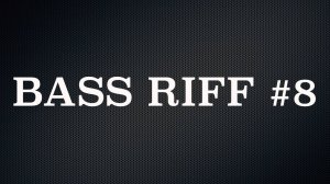 Bass Riff #8 - Slap Bass (100 bpm) + Tabs