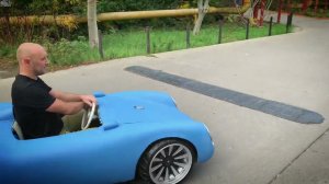 Porsche 550 Spyder. Самодельный детский электромобиль.