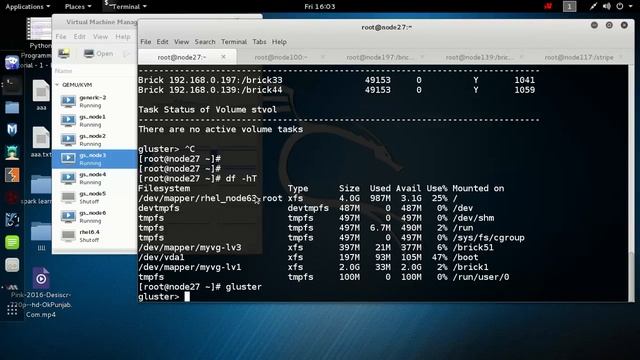 GlusterFS tutorial - 5 - Configuring distributed-replicated volume in GlusterFS cluster смотреть онлайн