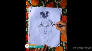 How to Draw  Harry Potter step by step  SRS Angela / Harry Potter sketch for Beginner