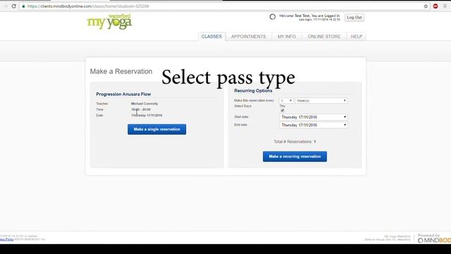 How to Sign into a Class Using Mind Body Online смотреть онлайн
