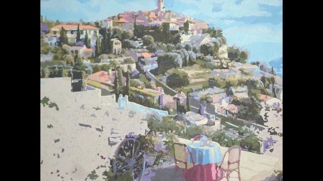 Картина по номерам "Французский завтрак". Painting by numbers "French Breakfast" смотреть онлайн