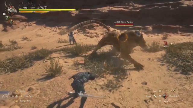 FINAL FANTASY 16 - 20 минут геймплея (демо прохождение)