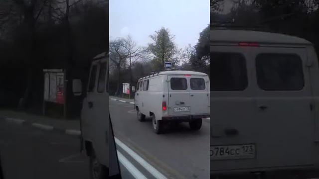 Сочи зимой,Поездка по городу из аэропорта