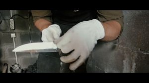 Ковка ножа из дамасской стали