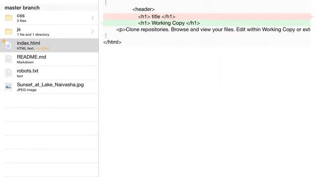 Working Copy, read/write Git client for iOS 8 смотреть онлайн