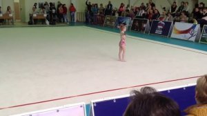 Выступление по художественной гимнастике Ксении Поповой