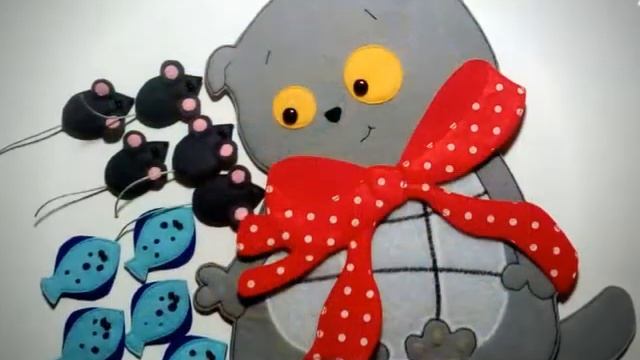 Кот Басик из фетра ★ Ваши развивашки по нашему МК смотреть онлайн