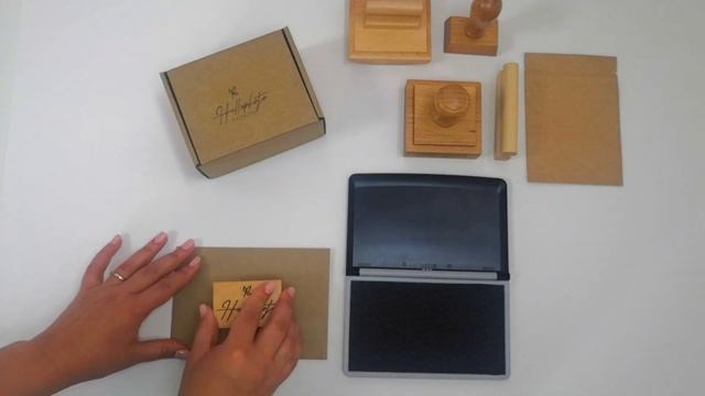 Штампы с логотипом на крафтовые пакеты и коробки