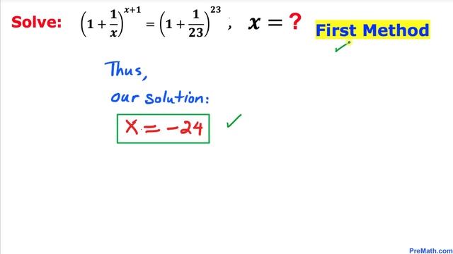 Olympiad Mathematics | Solve the Exponential Equation TWO METHODS | Math Olympiad Training смотреть онлайн
