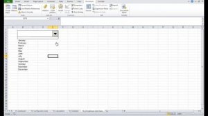 Excel Manufacturing KPI Dashboard - Setting Up