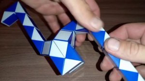 как сделать большого динозавра ? из змейки Рубика 48 элементов