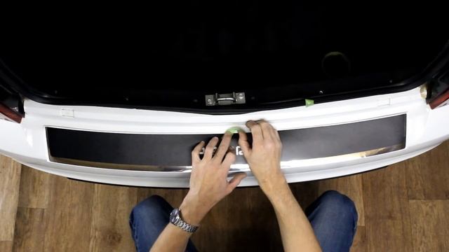 Наклейка на задний бампер для Лада Приора (LADA Priora) смотреть онлайн