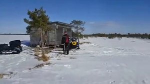 Поездка на снегоходах BRP на Озеро Бездонное, Тверская область