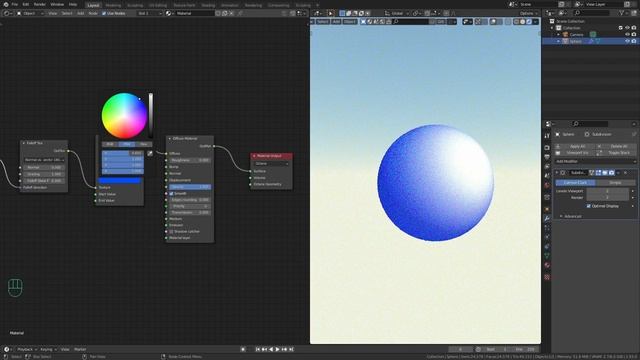 Linear Gradient in Octane Blender - Octane Blender tips смотреть онлайн