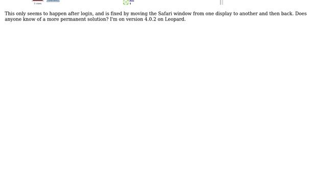 Safari 4 colours corrupted on multi-monitor set-up (3 Solutions!!) смотреть онлайн