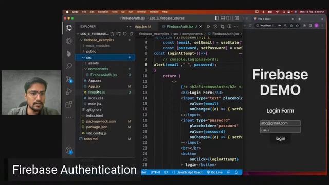Master Firebase - Tutorial for Beginners 2023  | React JS Complete Course 2023 | Code with Scaler