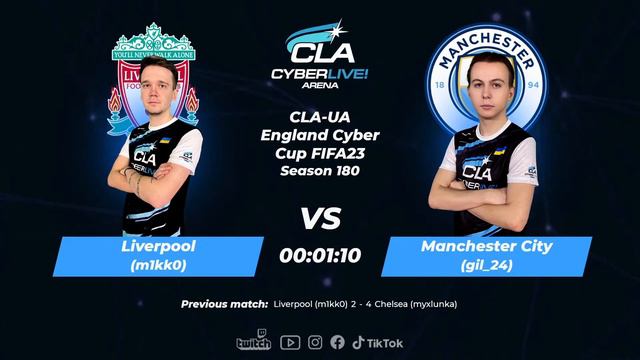 2023.01.29 ► UA Division CLA England Cyber Cup FIFA 23 PS5 #2 смотреть онлайн